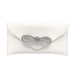 Rhinestone Bow Clutch